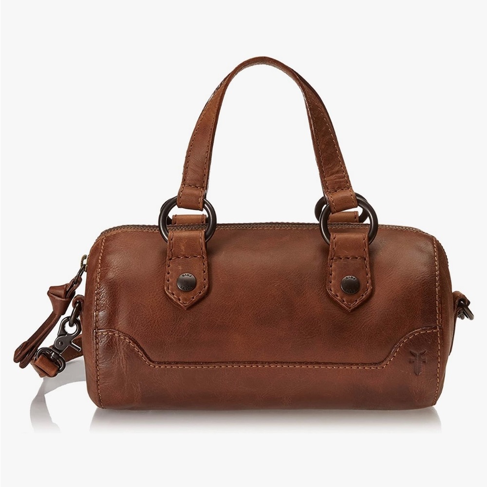 NWT Frye Melissa Mini Barrel (cognac leather)